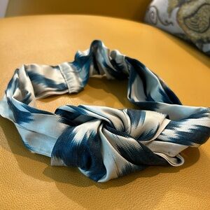 Jennifer Behr top knot silk ikat headband